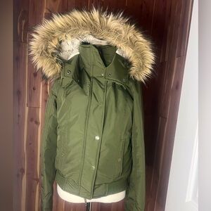 Hollister hooded winter jacket